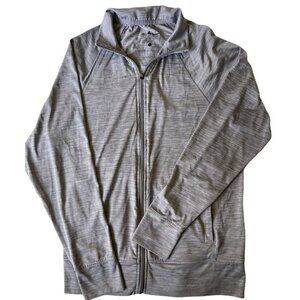 Charles River Apparel Full Zip Jacket Long Sleeve Sun Shirt Size M Hiking